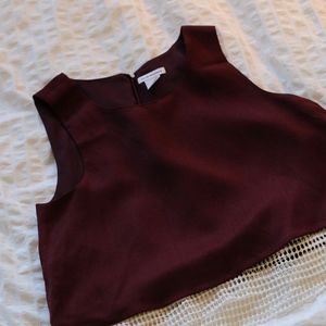 Club Monaco Burgundy Tank